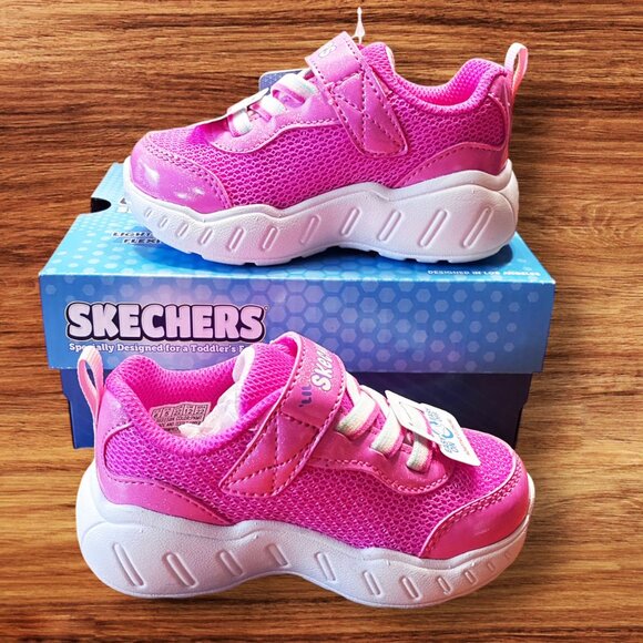 NEW NIB Skechers Play Scene Fun Squad 303158N PKMT Pink Unicorn Girl's Toddler 6 - Picture 4 of 10
